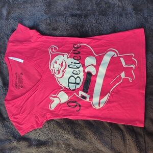 Santa "I Believe" Short Sleeve Red Tee